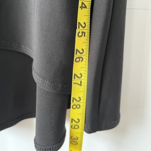 Black cowl neck top by Pretty Women size XL - Picture 3 of 7